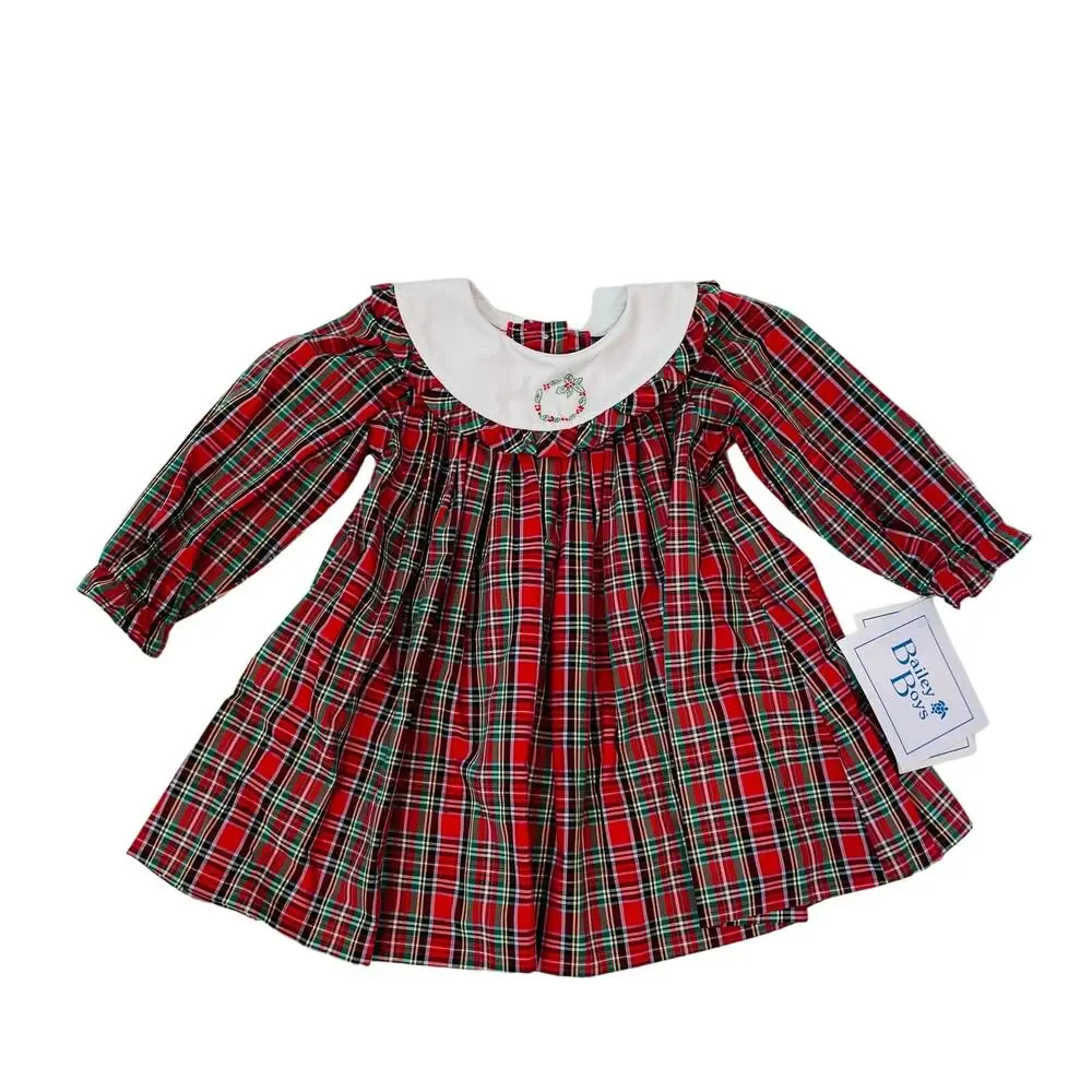 NWT Bailey Boys 9M Wreath on Tartan Float